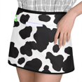 thumbnail image 2 of Men Women Aprons with Pockets Work Waist Apron Cow Print Half Apron, 2 of 6