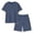 Navy, variant on BLTIBY Mens 2 Pieces Outfits Short Sleeve Henley Shirts and Shorts Casual Sets with Pockets Gray 4XL