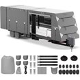 thumbnail image 3 of SPECSTAR Travel Trailer RV Cover 27-30ft, Top 300D Oxford RV Cover with PU Coating, 5-Layer Fabric with Built-in Waterproof Membrane on The Sides, 3 of 8