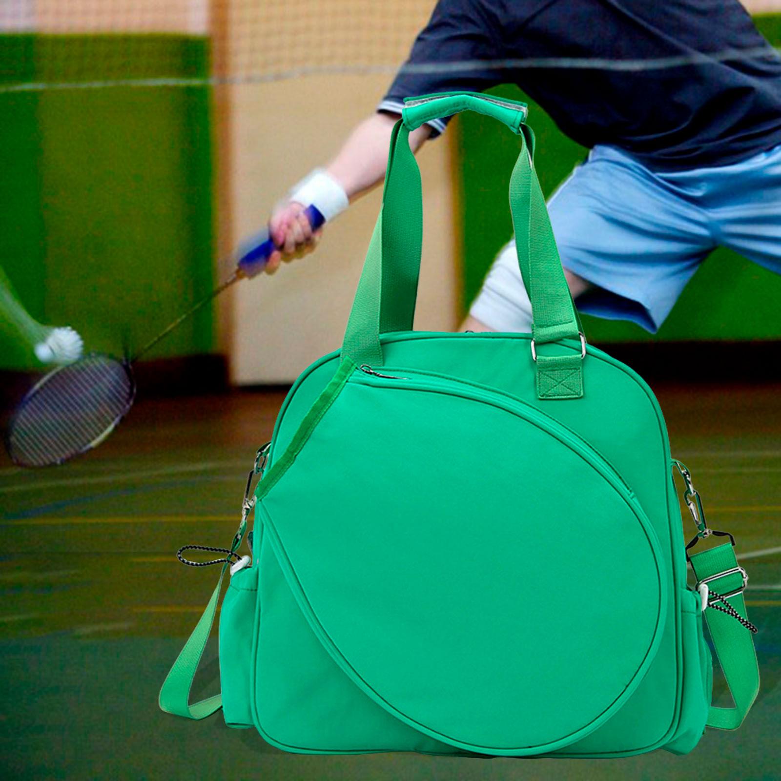 Tennis Gym Bag Sports Handbag Badminton Racket Bag Waterproof Nylon for Women Men Outdoor Pickleball Training