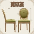 thumbnail image 2 of Dining Chairs Set of 4, Vintage Dining Chair with Round Back, Farmhouse Country Dining Chair for Kitchen, Bedroom, Hall, 2 of 9