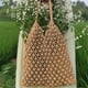 thumbnail image 3 of Women Beach Tote Bag Summer Crochet Beach Bag Large Shoulder Bag Travel Handbag, 3 of 4
