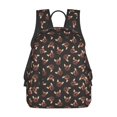 thumbnail image 1 of Disketp Bulldog with Sunglasses Mochila Ligera e Impermeable, Mochila de Día Resistente para Viajes, Senderismo y Uso Diario para Hombre y Mujer, 1 of 7