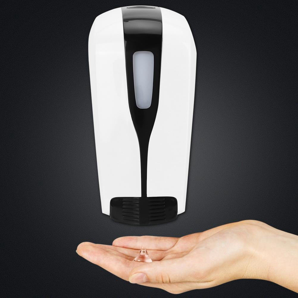 BIMZUC 500 ml Wall‑Mounted Liquid Soap Dispenser with Locking Cap, Dual‑Nozzle, Clear Window & Scale – Ideal for Hotels, Offices & Public Restrooms