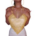 thumbnail image 1 of SAYOO Chaleco de cintura brillante para mujer SAYOO  moda, 1 of 5