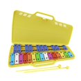 thumbnail image 1 of Música de percusión de jardín de infantes xilófono para niños Música de percusión Toy Glockenspiel Preescolar para 1 2 3 años principiante amarillo, 1 of 10
