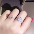 thumbnail image 4 of Anillo Chapado En Oro Rosa De 18 Quilates De Boda, 4 of 4