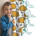 thumbnail image 3 of Blackout Kids Curtains,Hedgehog Pattern Childrens Insulated Curtains Set Of 2,Bedroom Essentials,Toddler Room Decor 52"x84"(132x213cm), 3 of 4