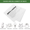 thumbnail image 2 of 6 Pack Square White Wood Pulp Paper Napkin for Wedding Reception Serviettes, 2 of 9