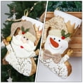 thumbnail image 6 of TEHAUX Christmas Stockings Set of 2 Festive Holiday Decor with Lovely Design Ideal Xmas Gift for Home Celebration, 6 of 7