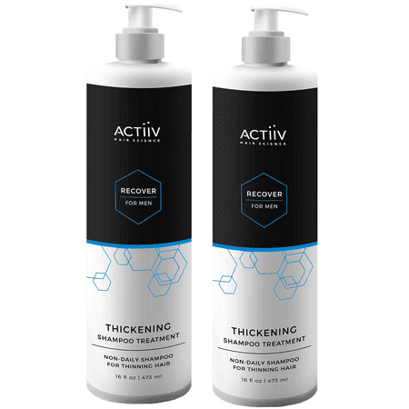 Actiiv Recover Thickening Cleansing for Men 16 Ounnce (Pack Of 2)