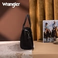 thumbnail image 5 of Montana West Wrangler Aztec Tote Bag for Women Western Shoulder Purse Stylish Top Handle Handbag, Black, 5 of 7
