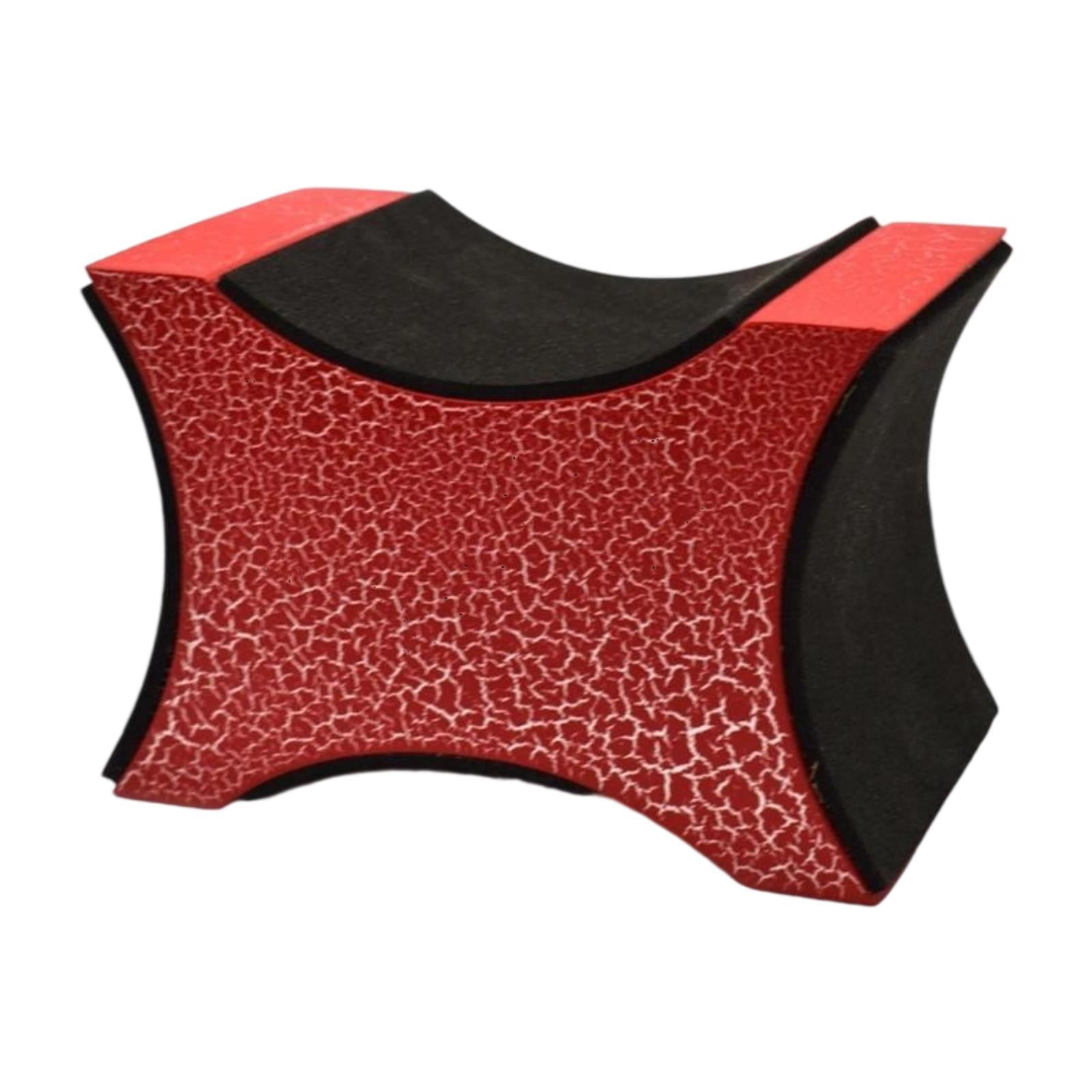 QccHieUs 9.5 x 6.5cm Guitar Neck Rest, Luthier Tool Holder, Cleaning Pillow for Electric Red