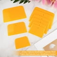 thumbnail image 4 of Auto Body Filler Applicators, 9-Pack Reusable Plastic Applicator Tools for Auto Body Applications, Fillers, Glazes, Caulks, and Repairs.,Yellow, 4 of 6