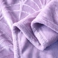 thumbnail image 5 of Whale Flotilla Fleece Throw Blanket for Couch, Soft Fluffy Sofa Bed Blanket with Vintage Pattern for All Season, Warm and Lightweight, 50x60 Inch, Lilac, 5 of 8
