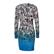Calvin Klein Women's Ombre Snake-Print Jersey Dress