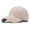 Beige, variant on 6 Panel Baseball Cap Faux Suede Adjustable Unisex Curved Bill Sturectured Hat-dusty rose