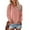 Pink, variant on Womens T Shirts Spring Fall Trendy Solid Color Long Sleeved Sexy V-Neck Pullover Tee Tops Casual Regular Fit Workout Basic Tees