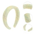 thumbnail image 3 of Unique Bargains 1 Pc Furry Braided Wool Headbands Yellow, 3 of 6