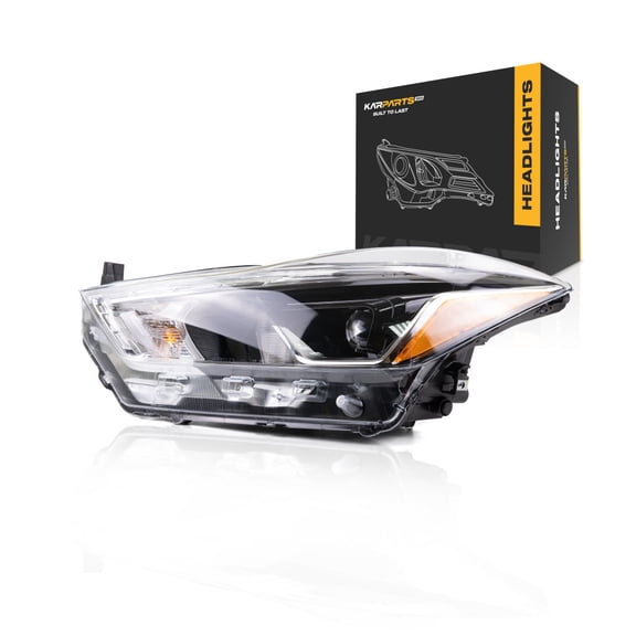 KarParts360 For Nissan Kicks 2018 2019 2020 Headlight Driver Side | CAPA Certified | Clear Lens | SR Model | With Bulbs | Replacement For NI2502275, NI2502275C | 26060-5RL4A