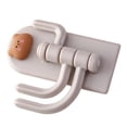 thumbnail image 2 of Self Adhesive Hook, Cute Adhesive Hook 180 Degrees Rotation  for Keys Chicken,,Bowknot ,Bear,Dog, 2 of 8