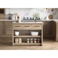 thumbnail image 2 of Elegant Kitchen and Bath 48 inch Kitchen Island in Natural Oak, 2 of 10