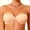 Khaki, variant on Women's Front‑Button Strapless Underwire Bra, Solid‑Color Adhesive Bandeau Bra, Soft Breathable Adjustable for Wedding Banquet formal Dress Dating Daily Commuting Wear Khaki XS