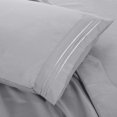 thumbnail image 3 of LDC Queen Size Grey Bed Sheets 6 PC Deep Pocket Bedding Sheets & Pillowcases 1800 Thread Count Brushed Microfiber Luxury Fade Resistance Plain Sheets for Queen Size Bed, 3 of 8