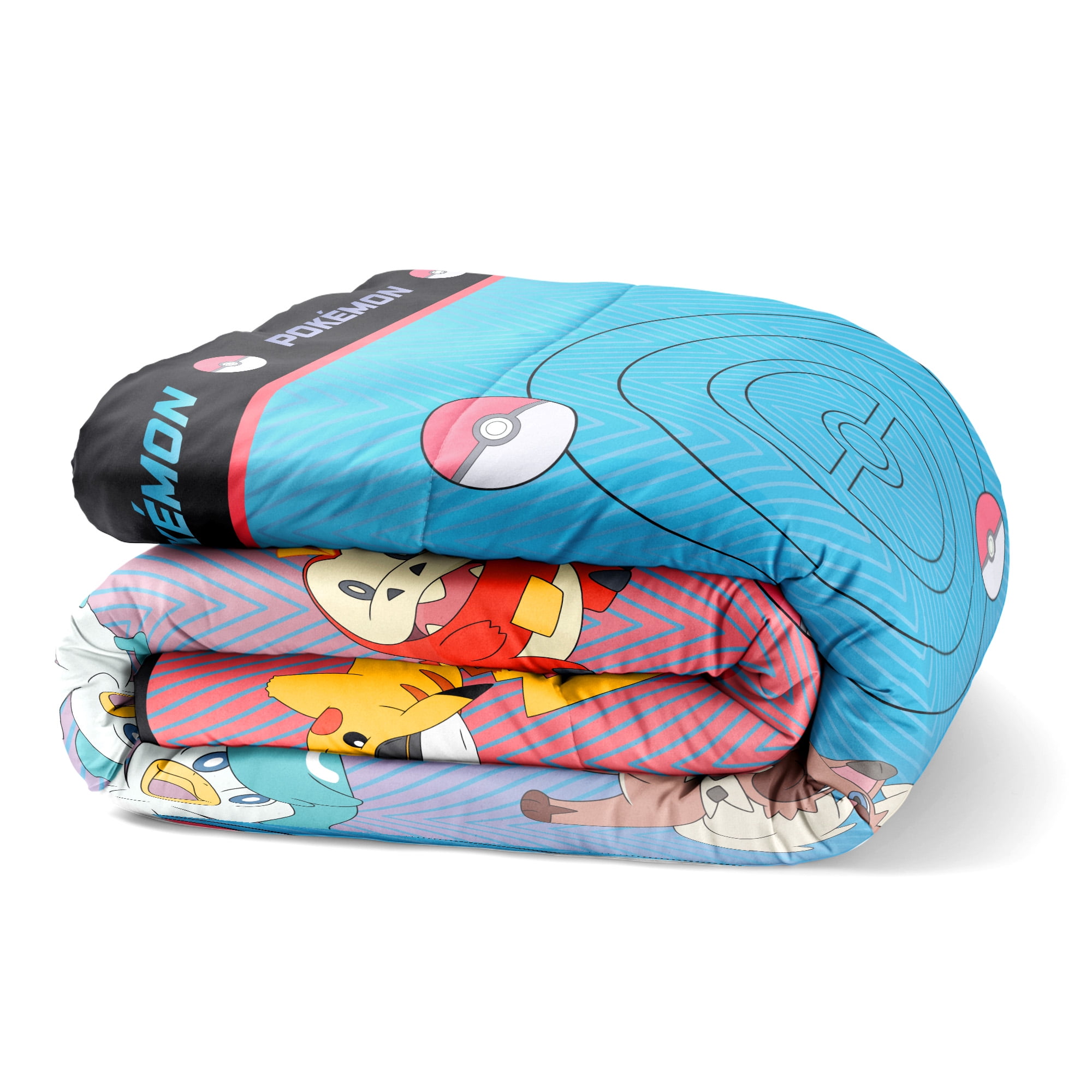 Pokemon On The Horizon 2 Piece Twin/Full Comforter & Pillowcase Set for Kids