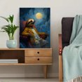 thumbnail image 5 of Qisvanset 12x16 Inch Siamese Cat with Key Canvas Painting Wall Art, 5 of 5