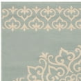 thumbnail image 5 of SAFAVIEH Linden Thornton Floral Area Rug, Cream/Aqua, 4' x 6', 5 of 7