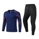 thumbnail image 1 of Nuevo uniforme de portero de fútbol adulto para hombres Esponja protectora Entrenamiento de manga larga Camiseta de fútbol de portero de fútbol Top y pantalones-Cyan-S BmatwkZeng Bmatwe Jersey, 1 of 5