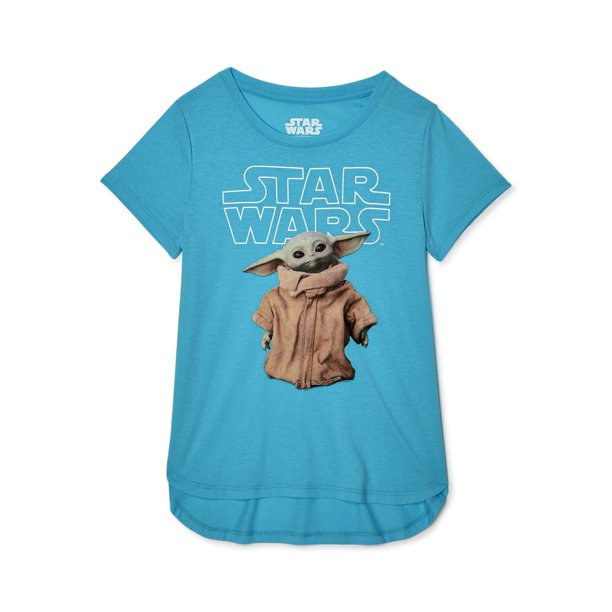 Star Wars Star Wars Girls Baby Yoda Graphic TShirt, Sizes 416