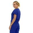 thumbnail image 4 of Medichic Women's Medical Scrubs Top - V-Neck 4-Way Stretch with 3 Pockets - Available in 20+ Colors, 4 of 6