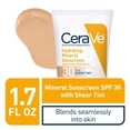 thumbnail image 2 of Protector Solar Tintado con SPF 30 CeraVe Mineral Hidratante con Óxido de Zinc y Dióxido de Titanio 1.7oz CeraVe CV83435, 2 of 2
