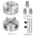 thumbnail image 4 of Lathe Chuck 3 Jaws/4 Jaws Manual Self-Centering Mounting Bolt for Grinding Milling Turning Machine, 4 of 8