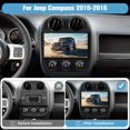 thumbnail image 2 of 2G+64G 10 inch Touch Screen Car Radio Stereo for Jeep Compass Patriot 2010-2016 Android 13 CarPlay Android Auto Bluetooth with GPS Navigation, 2 of 7