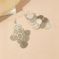thumbnail image 5 of DESIGNICE Boho Gold Dangle Earrings for Women Trendy Long Drop Chandelier Bohemian Fligree Leaf Earrings Dangling Lightweight Hyopallergenic for Women, 5 of 14
