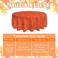 thumbnail image 5 of Fall Round Tablecloth Maple Leaf Tablecloth 60 Inch Autumn Leaves Thanksgiving Orange Table Cover Waterproof Wipeable Table Cloth for Kitchen Home Decoration, 5 of 5