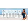 thumbnail image 2 of Womens Tummy Control One Piece Monokini Swimwear Side Tie Bath Suit Sexy Ribbed Swimsuit, 2 of 7