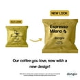 thumbnail image 6 of Dongio Caffe Espresso Milano – Compatible with Lavazza Blue, Medium-Light Roast Double-Dose Espresso Capsules, 80 Count, 6 of 7