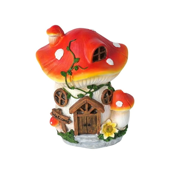 Garden House Lights, Garden Decorations Outdoor Solar, Craft Miniature House, Solar Outdoor Decoration, Outdoor Decorative Lights