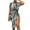DT-Black, variant on DailyTrove Women's Artistic Print High-Slit Maxi Dress, Sleeveless, Casual Night Out & Festival Wear, Stretchy Polyester Blend, Bold Design