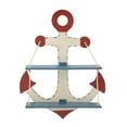 thumbnail image 2 of Benzara 48573 Lovely Anchor Themed Wooden Wall Shelf, 2 of 2