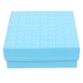 thumbnail image 1 of KAKOWELY vial storage for freezer Cryogenic Storage Box For Microcentrifuge Tubes Testing Tubes Box Testing Tube Storage Cryovial Freezer Rack Cryogenic Box Laboratory Freezer Box, 1 of 5
