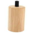 thumbnail image 4 of Milaget Bulb Holder Workshops Office Kitchen Replacement Part Wooden Lamp Holder Cup 7cmx5.5cm, 4 of 9