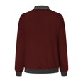 thumbnail image 3 of Women's Bomber Jacket Casual Coat Zip Up Spring Fall Clothes with Pockets, 3 of 4