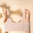 thumbnail image 5 of DuoJiaJ Ladies Seamless Beauty Back Underwear No Steel Ring Sports Bra Push Up Comfortable Underwear T-Shirt Bras White, 5 of 5