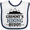 thumbnail image 3 of Inktastic Grammy Hiking Buddy Hiker Boys Baby Bib, 3 of 4