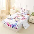 thumbnail image 2 of Castle Fairy Floral Letter R Twin Sheet Sets 3pcs for Adults,Spring Garden Bedding for Bedroom, 2 of 6